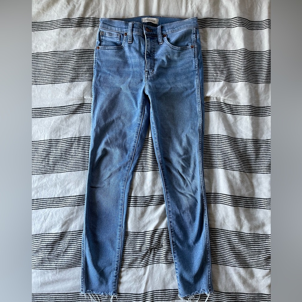 Madewell skinny high rise jeans